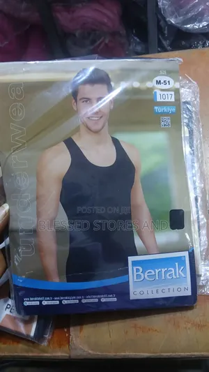 Mens 1pc Berrack Black Vest