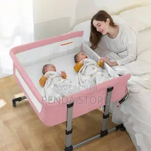 Double Bassinet Bedside Sleeper for Twins – Set Twin Bassinet Bed Crib