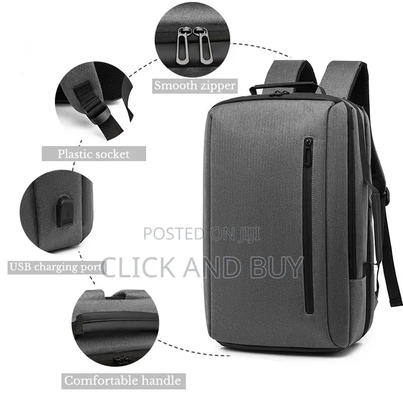 15.6 Inch High Quality Business Backpack Multi-Layer Laptop Bag