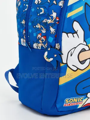 Sonic Printed Boys' School Bag