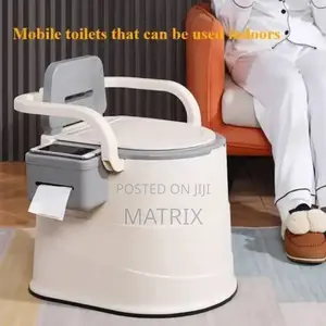 Movable Mobile Toilet,Compact Portable Toilet Potty