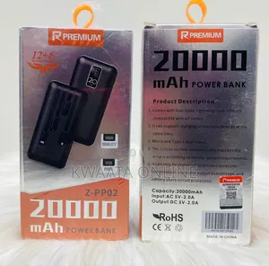 Premium Z-Pp02 Power Bank 20000 Mah
