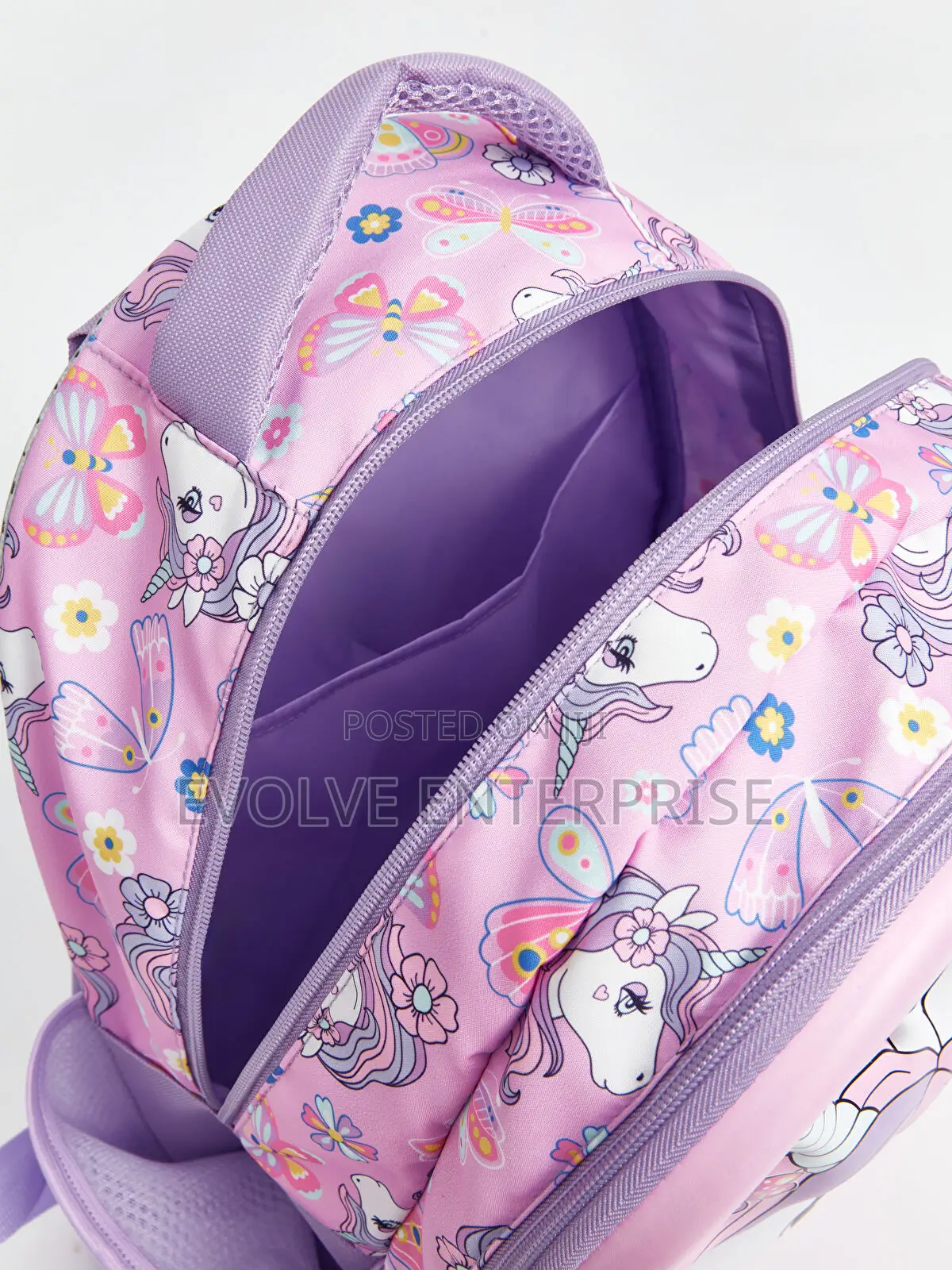Unicorn Printed Girls' School Bag