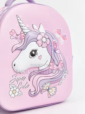 Unicorn Printed Girls' School Bag