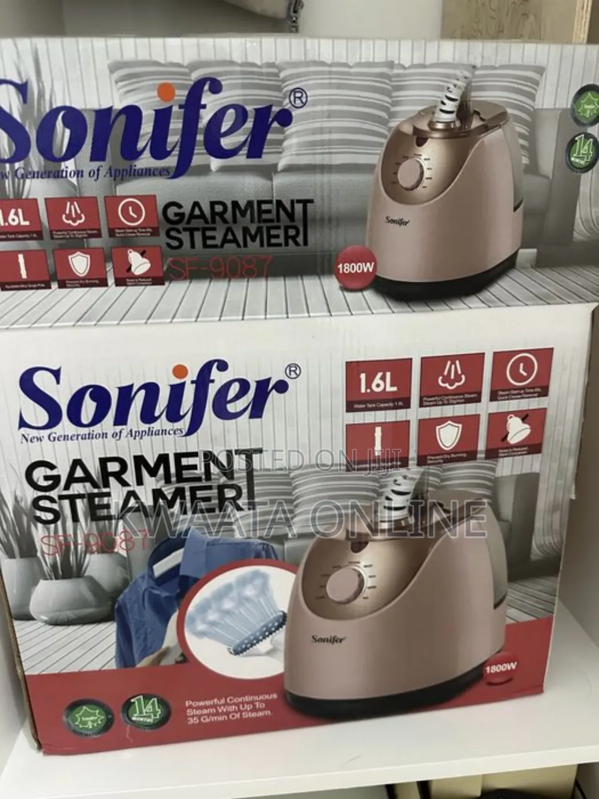 Sonifer Sf-9087 Professional Vertical Stand Electric Garment Steamer