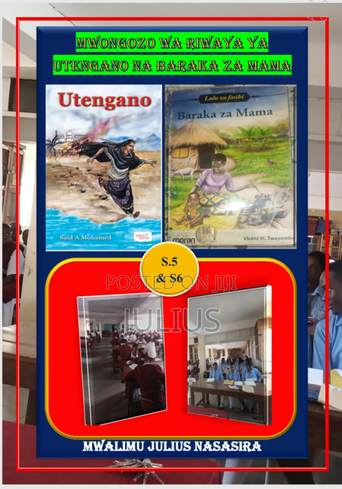 Mwongozo Wa Riwaya Ya Utengano Na Baraka Za Mama (Kiswahili A Level)