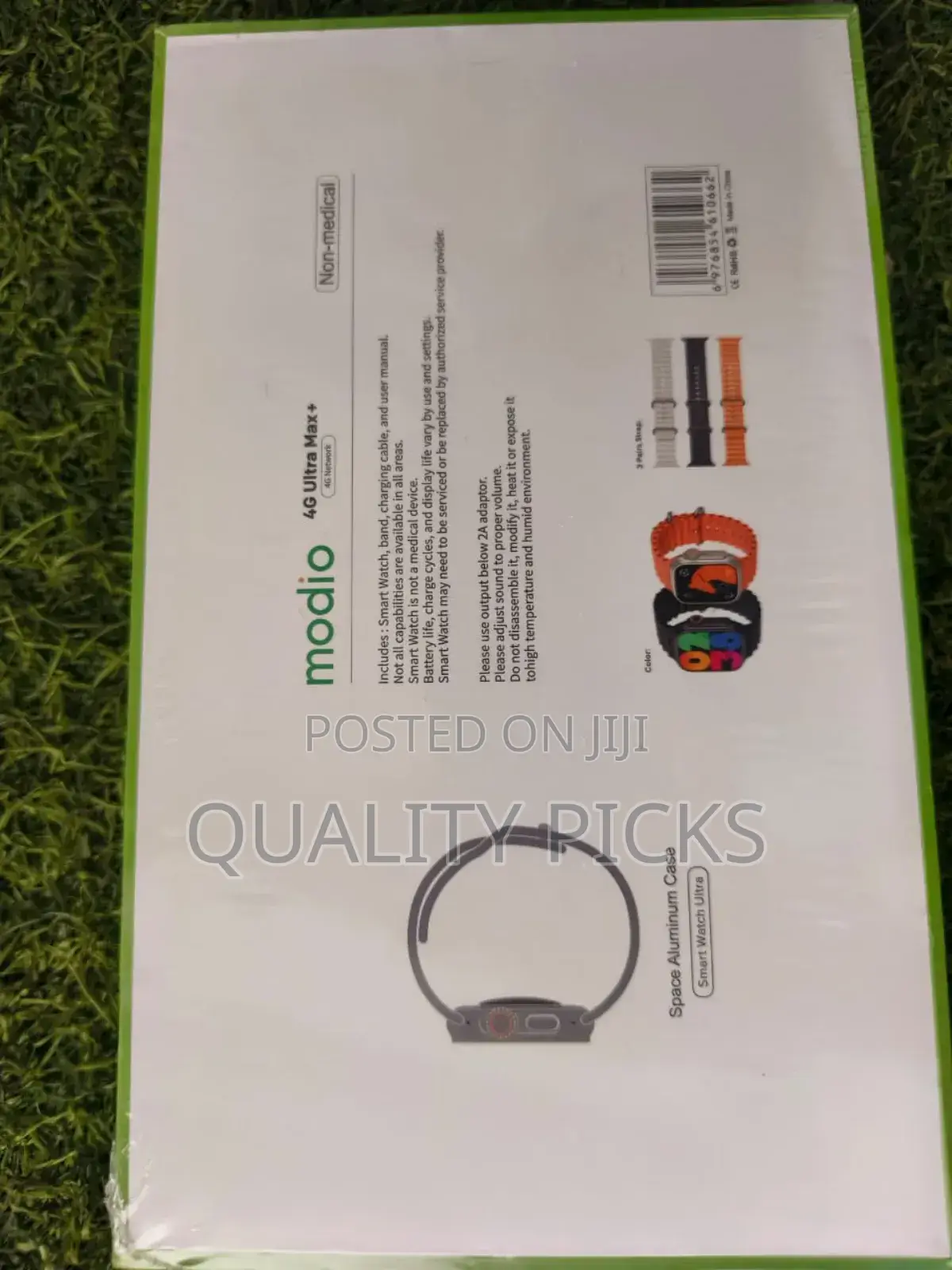 Modio 4g 2.2 Inch Hd Display 3 Pair Strap Smart Watch.
