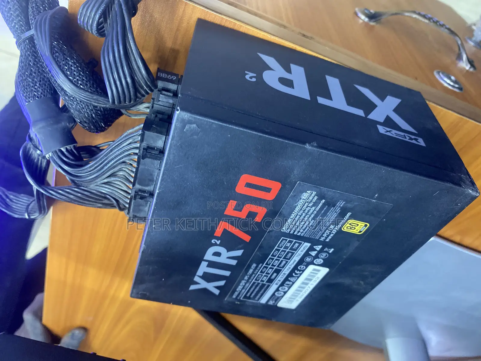 XFX 750w Power Supply Which Is a High-Quality, Fully Modular 80 Plus
