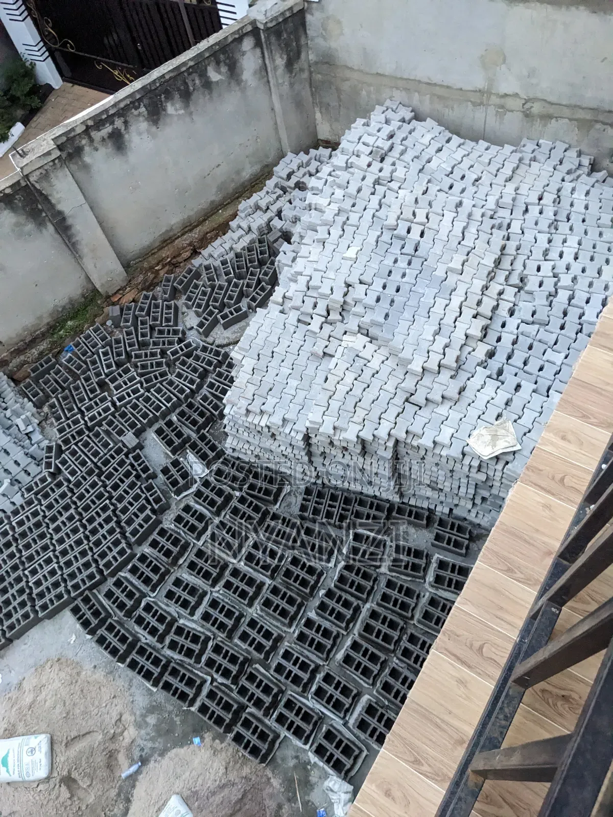 Blocks and Pavers at Site