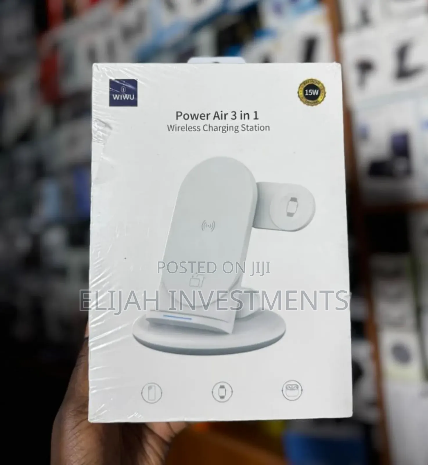 Wiwu Power Air 3 in 1 Wireless Charging Station