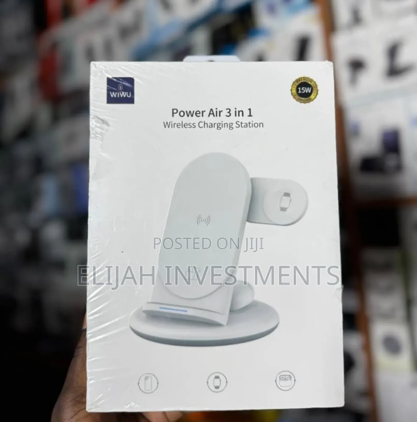 Wiwu Power Air 3 in 1 Wireless Charging Station
