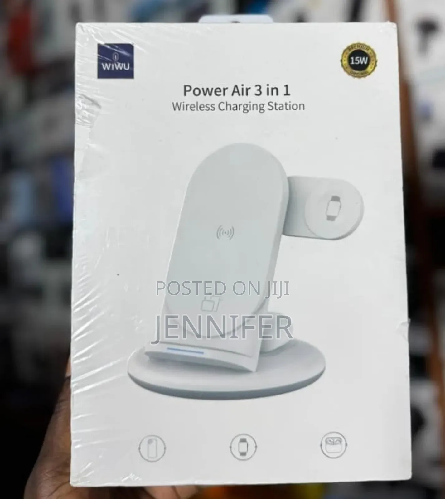 Wiwu Power Air 3 in 1 Wireless Charging Station