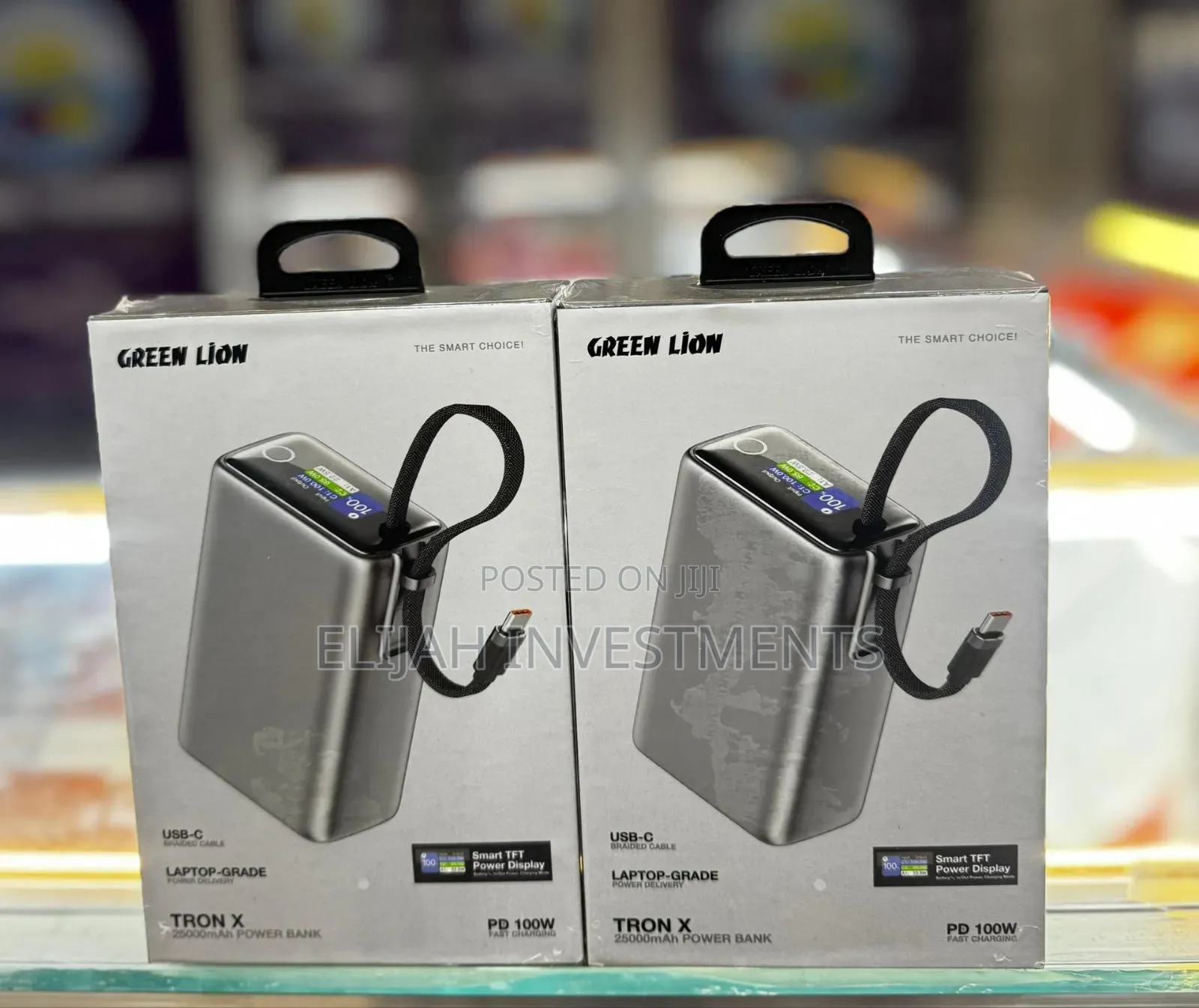 Green Lion 25000mah 100watts Portable Multifunction Laptop Power Bank