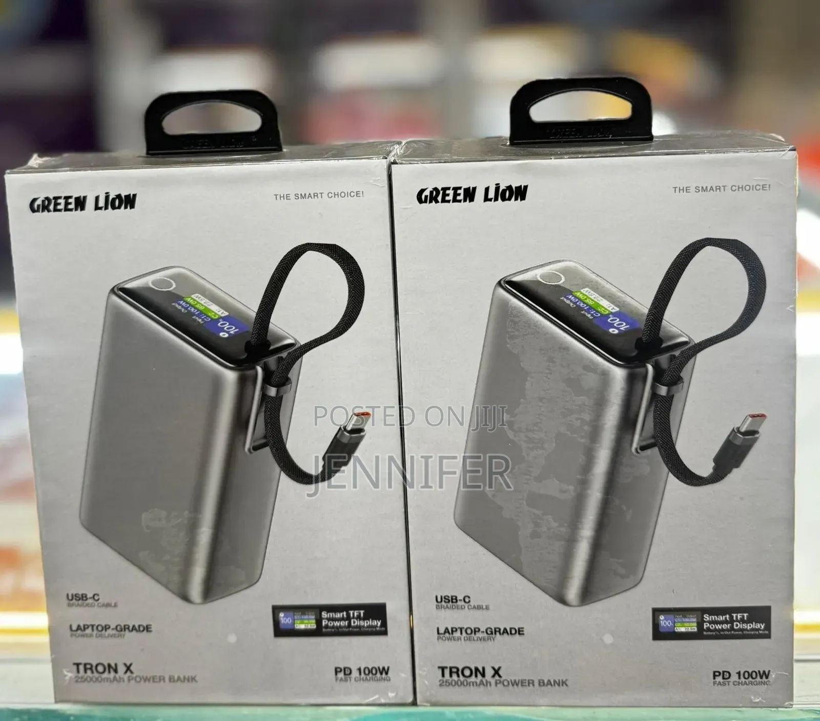Green Lion 25000mah 100watts Portable Multifunction Laptop Power Bank