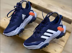 Blue Adidas Terrex Soulstride Trail Hike Running Sneakers