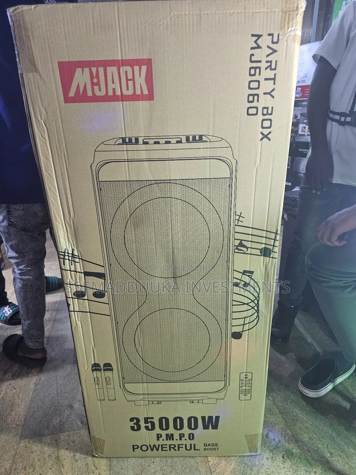 M Jack Mj- 6060 Amplified Rechargablespeakers System