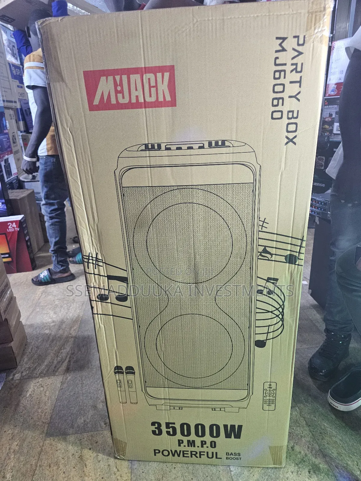 M Jack Mj- 6060 Amplified Rechargablespeakers System