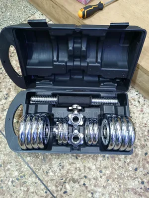 York Fitness 15kg Chrome Dumbbell Set