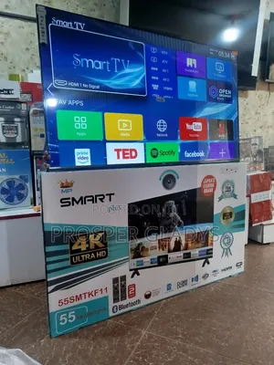55 Inches Led Smart Plus Digital Flat Screen Flameless.
