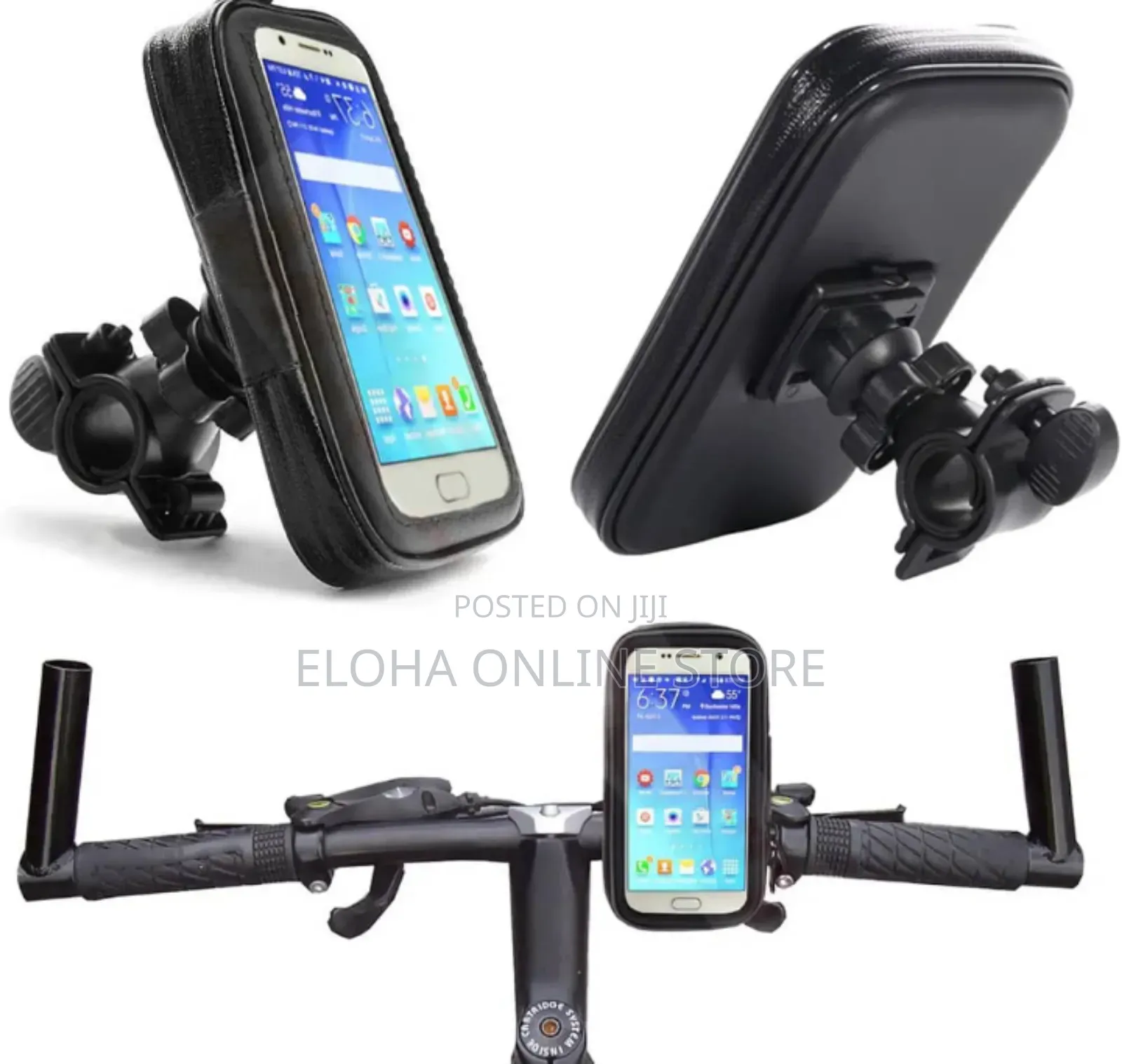 360° Waterproof Bike Mount Holder Case