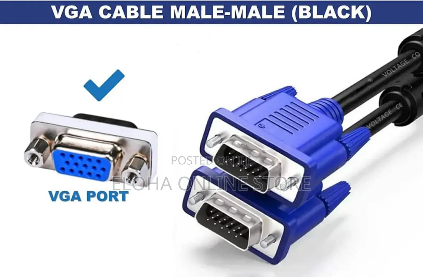 15pins Male to Male Vga to Vga Cable