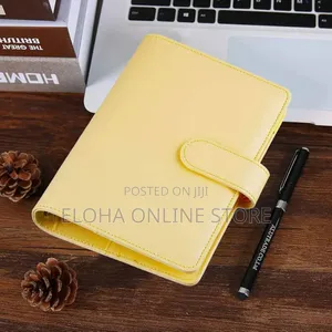 A5 Refillable 6-Ring Leather Binder Notebook Cover