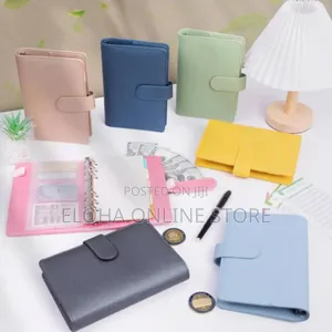 A5 Refillable 6-Ring Leather Binder Notebook Cover
