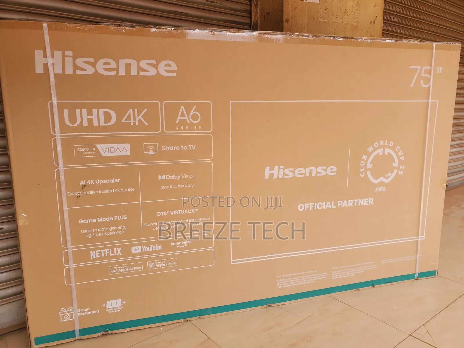 Uhd Hisense 75 Flat Screen