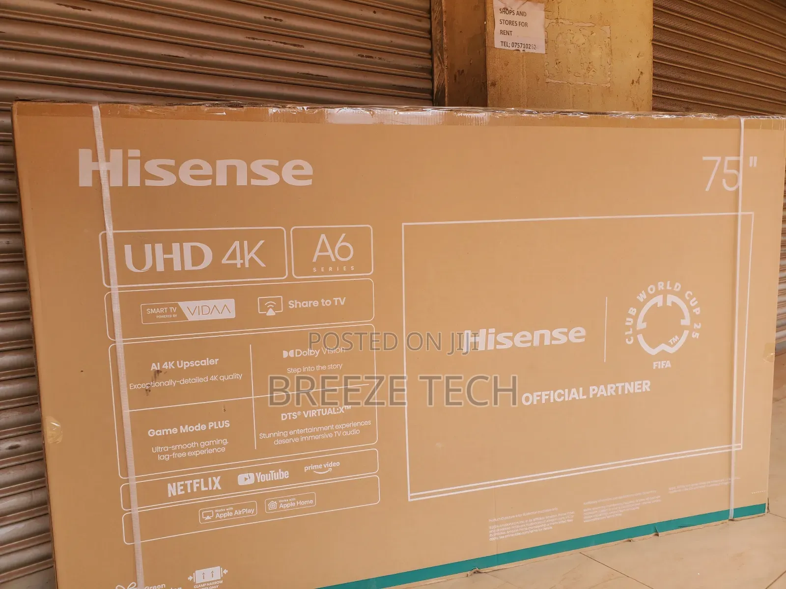 75 Inch Hisense Uhd Flat Screen