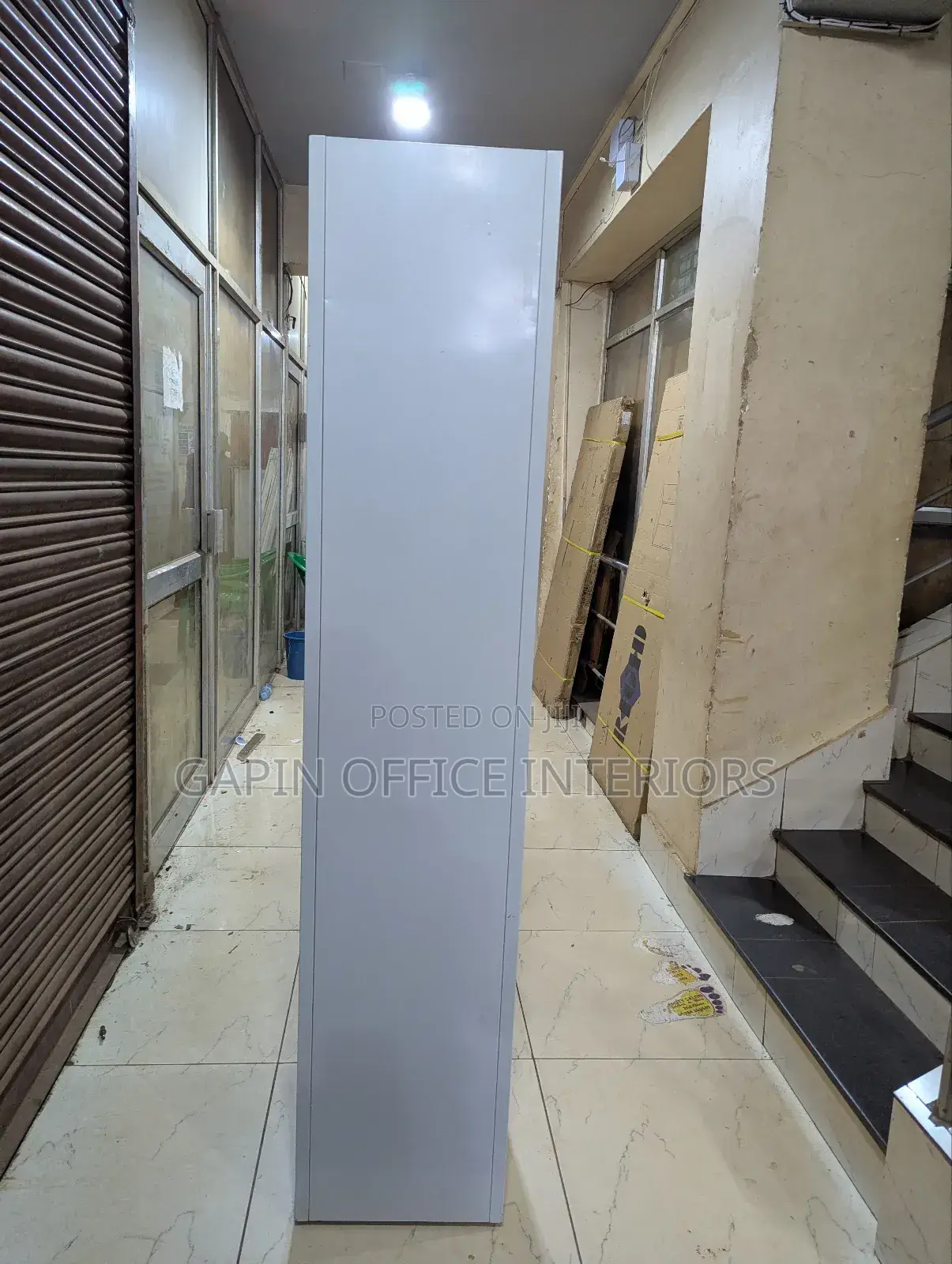 Second Hand 5 Locker Filing Cabinet Each Locker With a Key