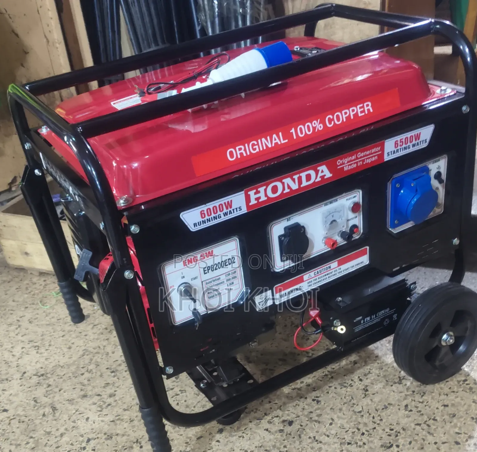Generator Honda 100% Copper 6500watts 6.5kva