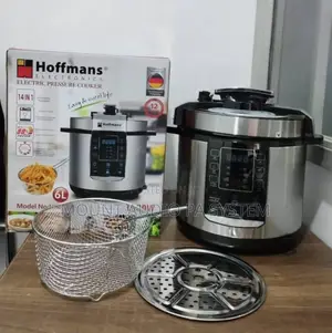Hoffmans Electric Pressure Cooker 6l With Adeep Fryer