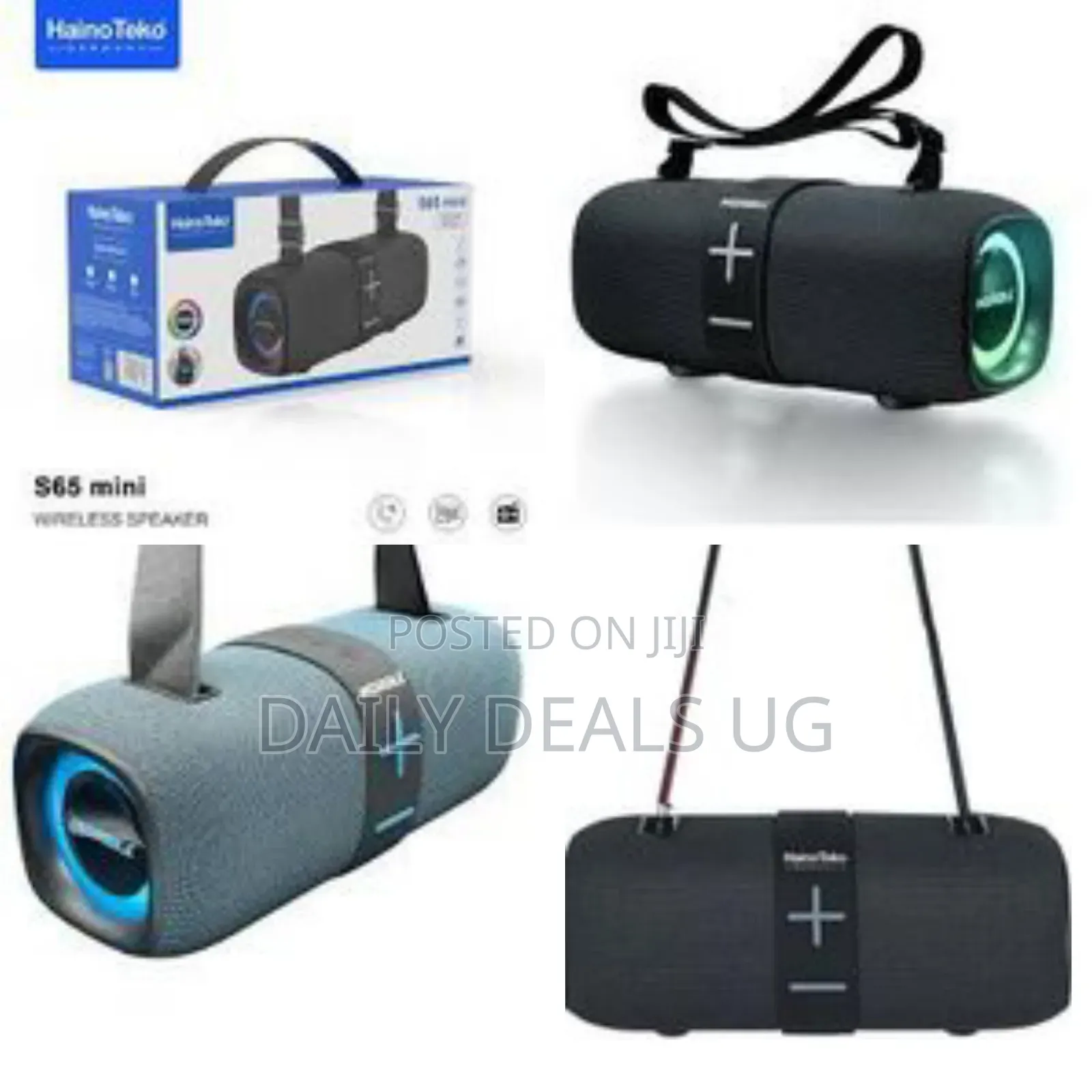 Hainoteko S65 Portable Bluetooth Speaker With Power Bank Function