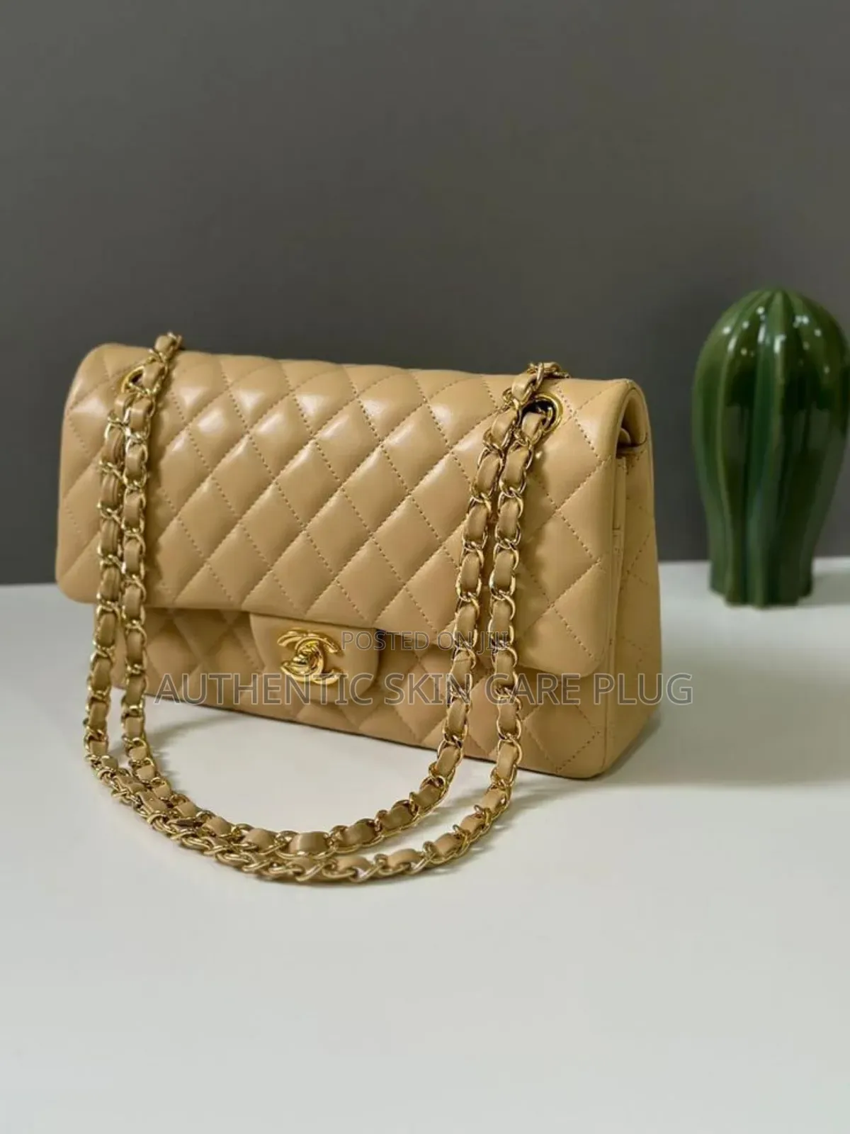Chanel Classic Luxurious Caviar Bag Black, Grey Brown,White,Pink Etc
