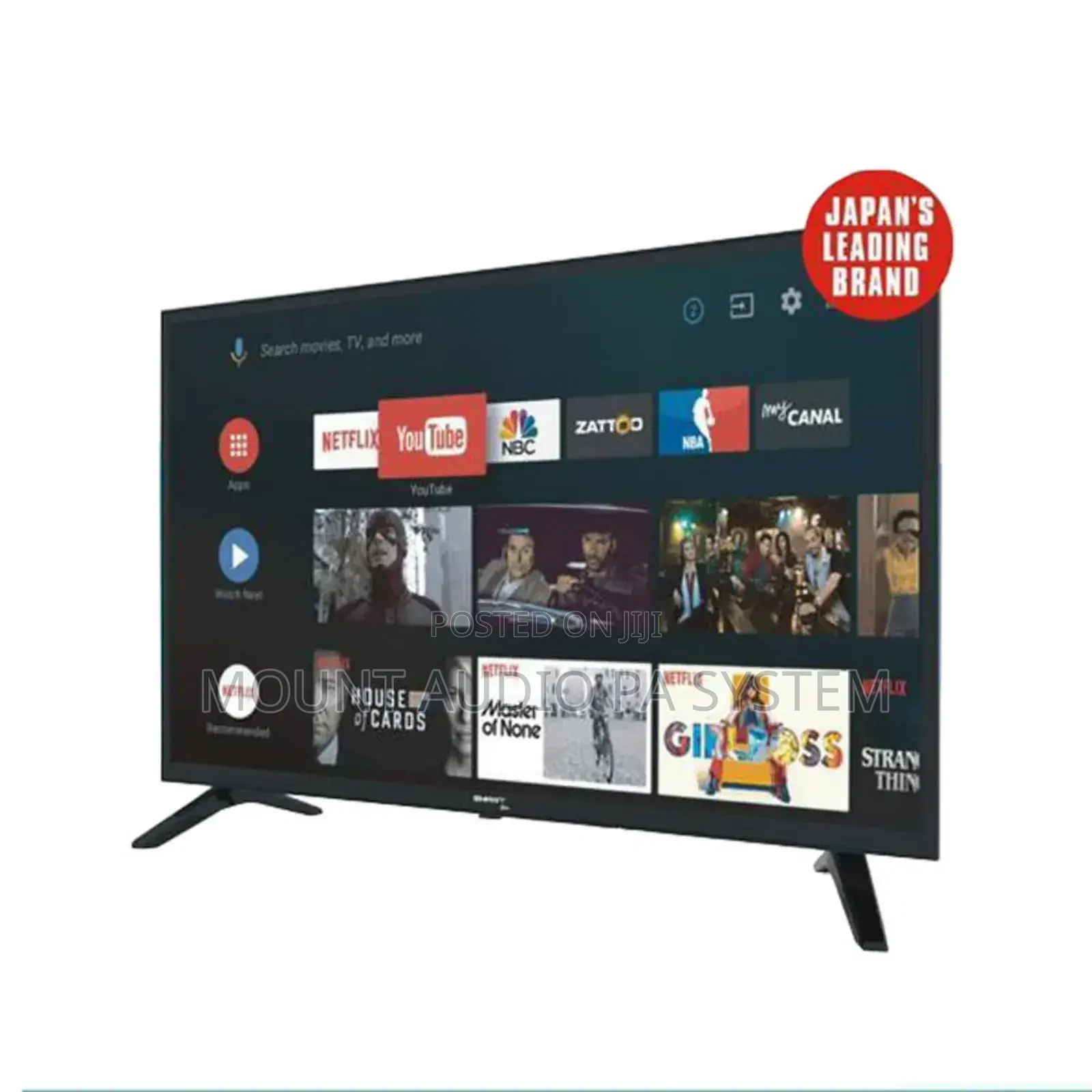 Hisense Smart Tv 32"Flameless A4 Serries