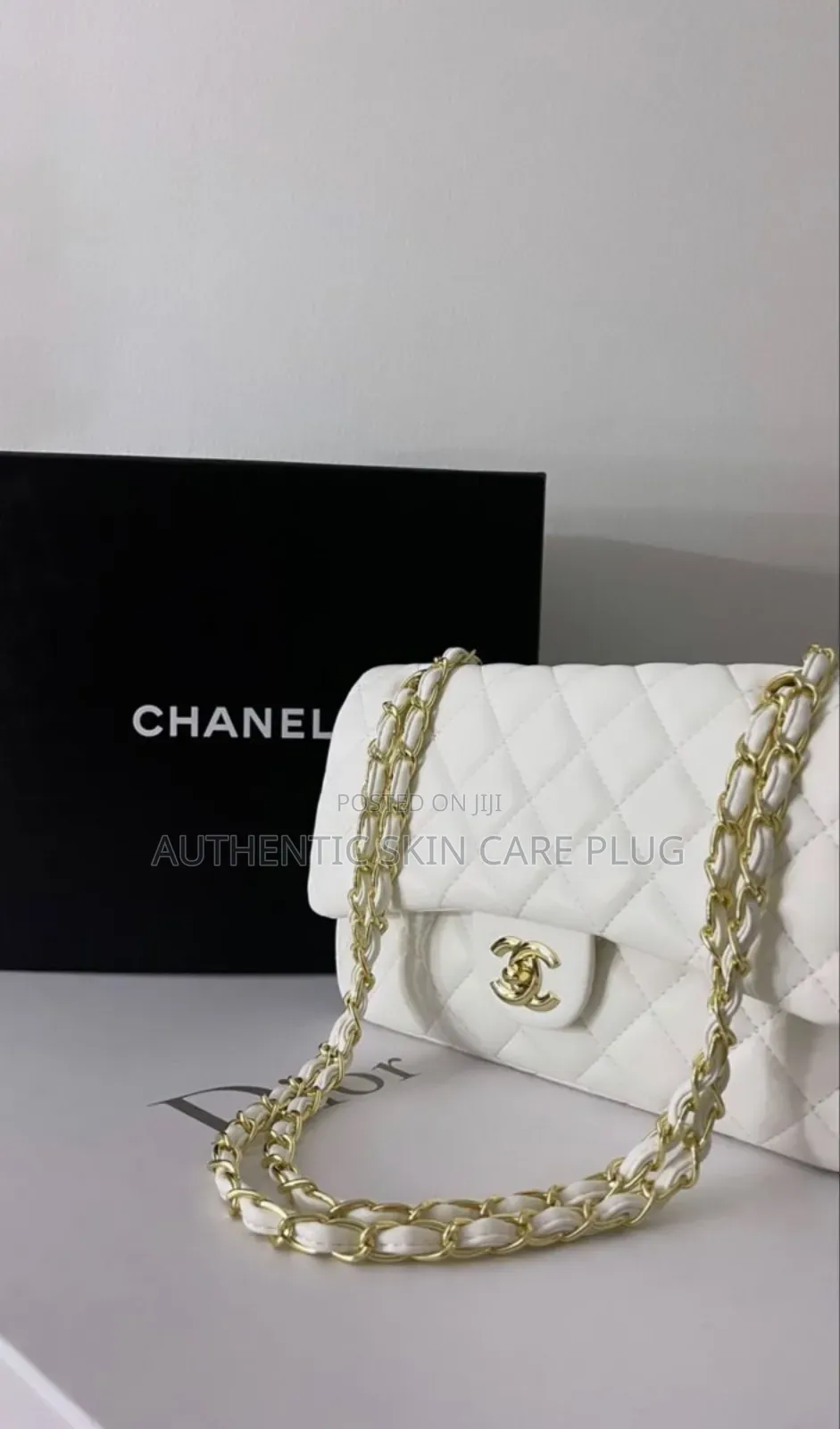 Chanel Classic Luxurious Caviar Bag Black, Grey Brown,White,Pink Etc