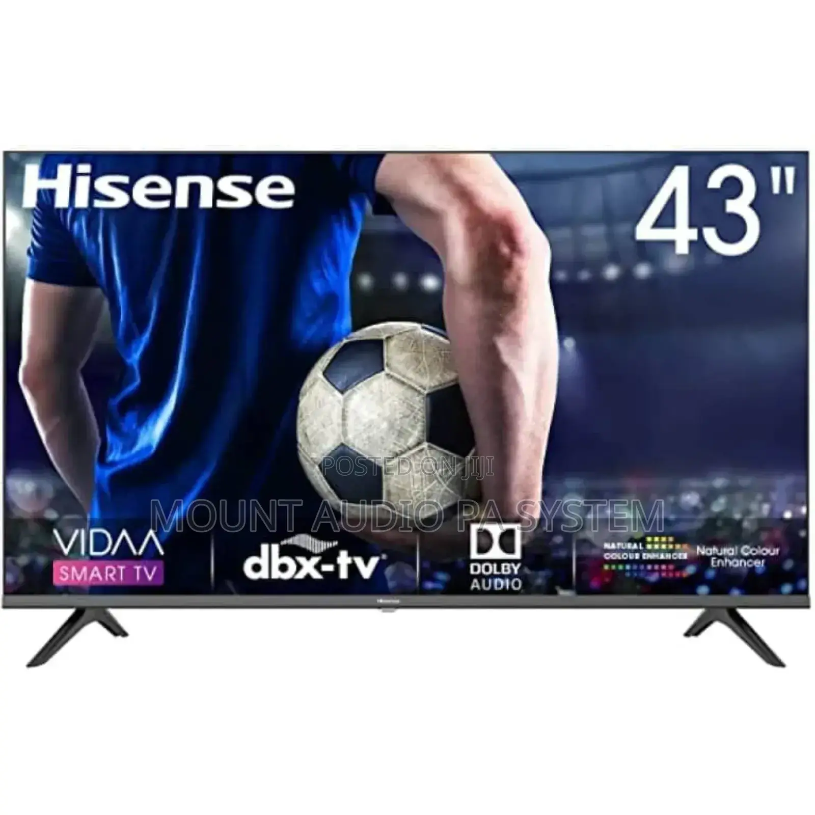 Hisense Digital Tv 43 Inches Flameless With Inbuilt Free to Air