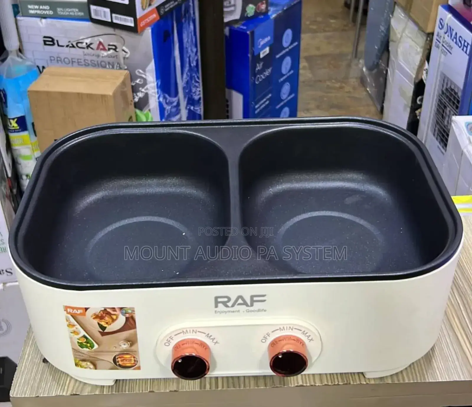 Raf Electric Double Cooking Pot