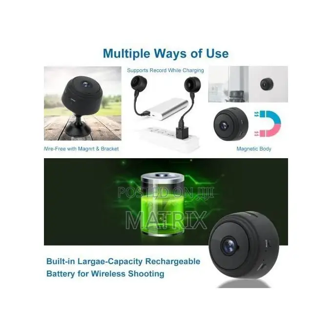 Mini Spy Secret Camera Wifi Wireless With Audio