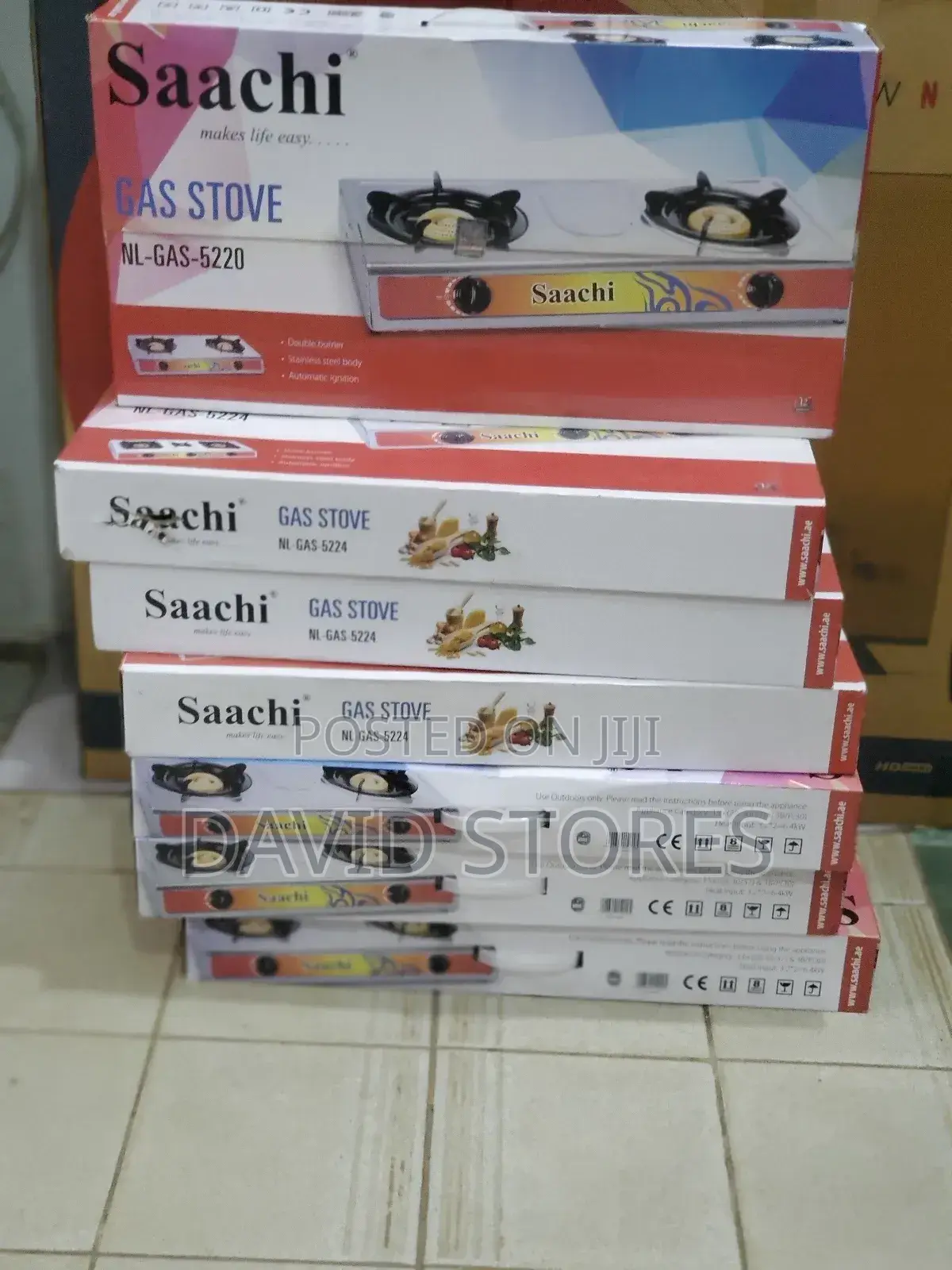 Saachi Double Gas Stove Nl-Gas-5220