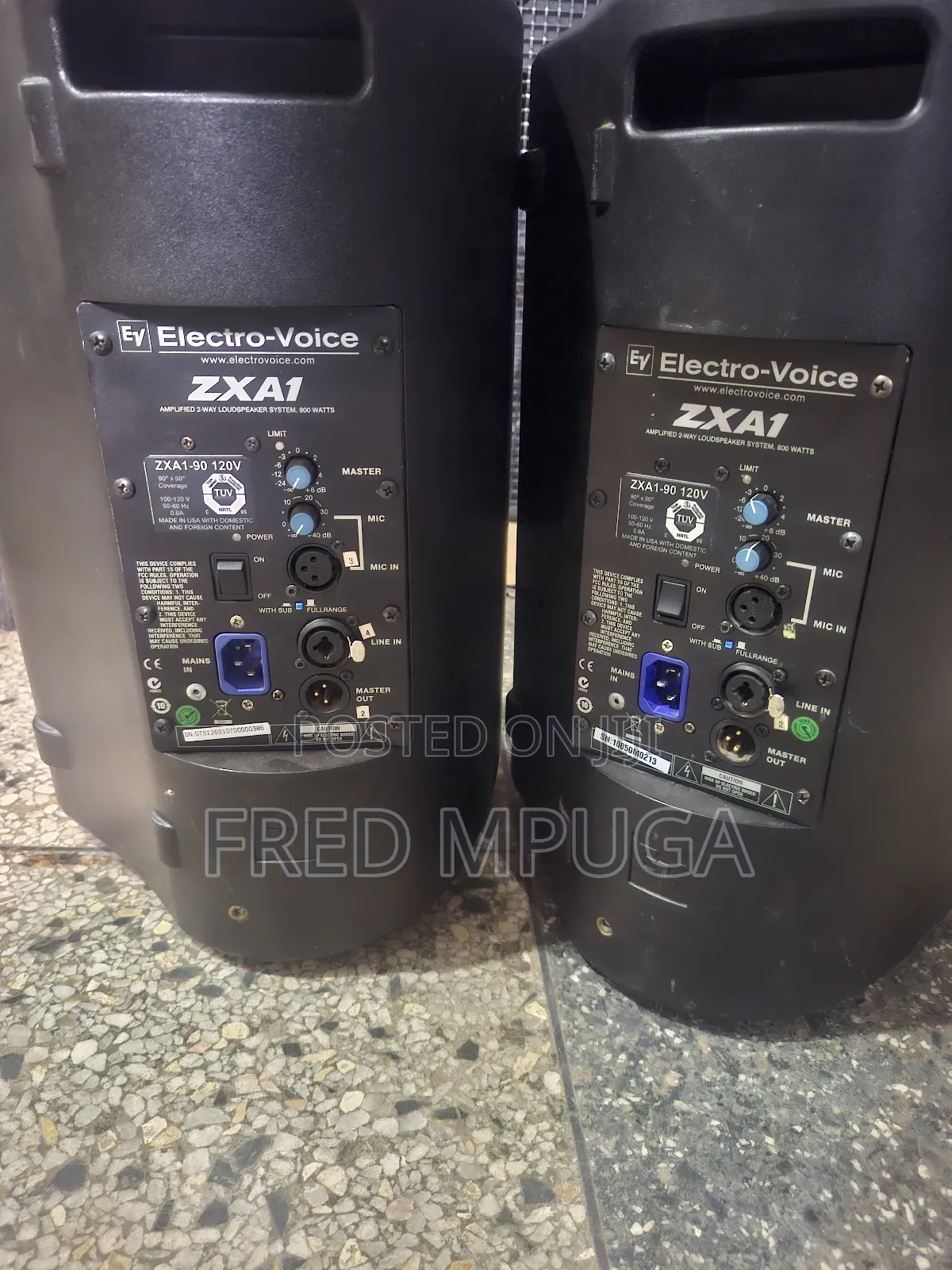 Ev Zxa1 Powered Speakers