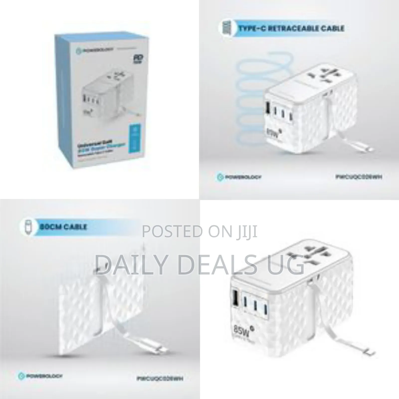 Powerology Pd70w Pwc026 4-Port Universal Gan Super Charge