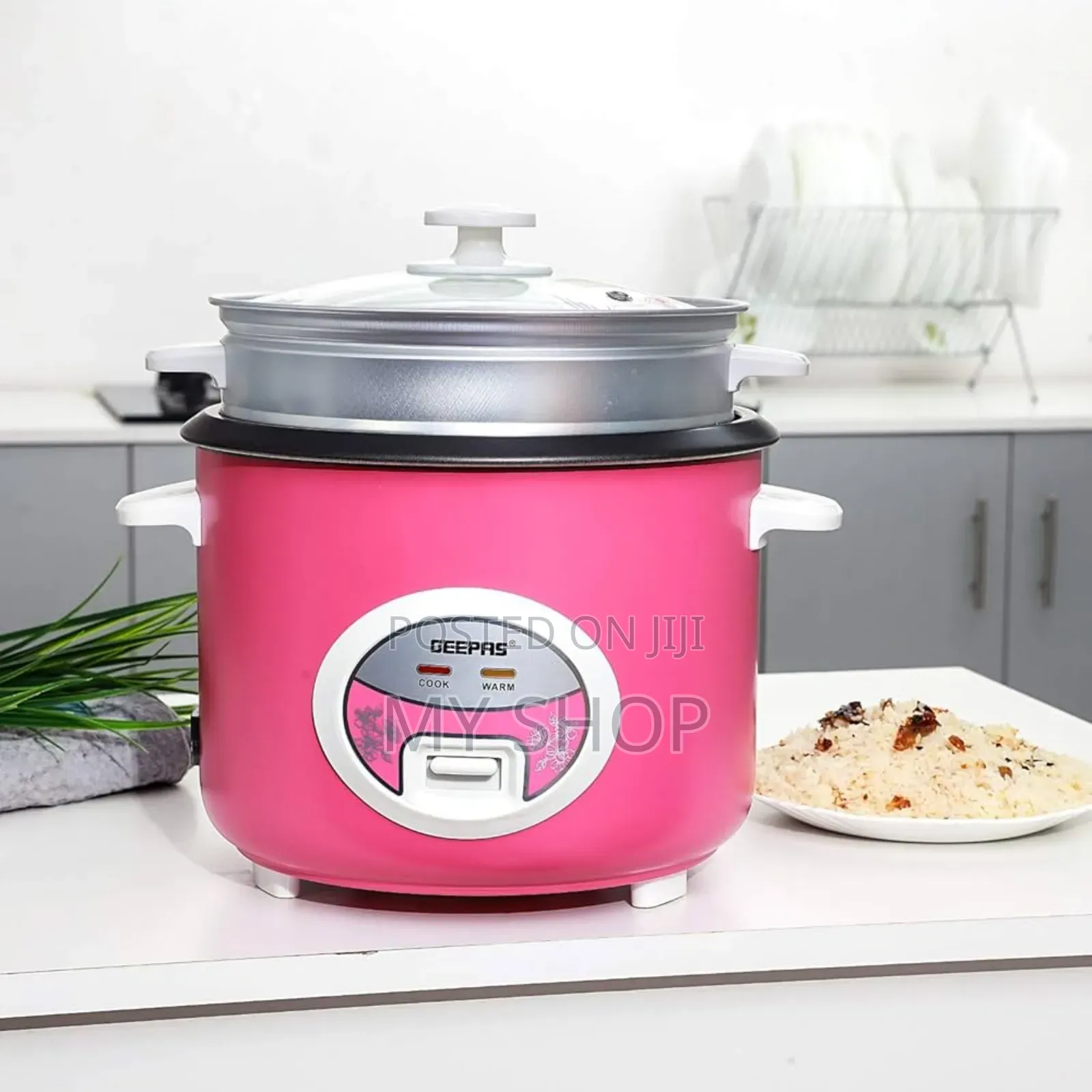 Geepas 1.8l Deluxe Rice Cooker (Grc4329)