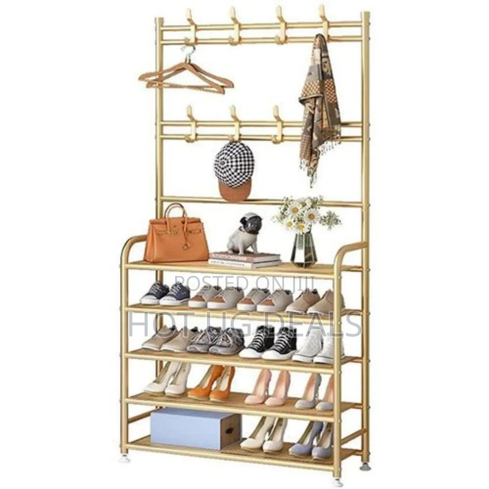 Shoe Rack Stainless 4 Tier