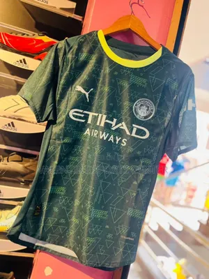 Green Ctihad Club Jersey Original Material