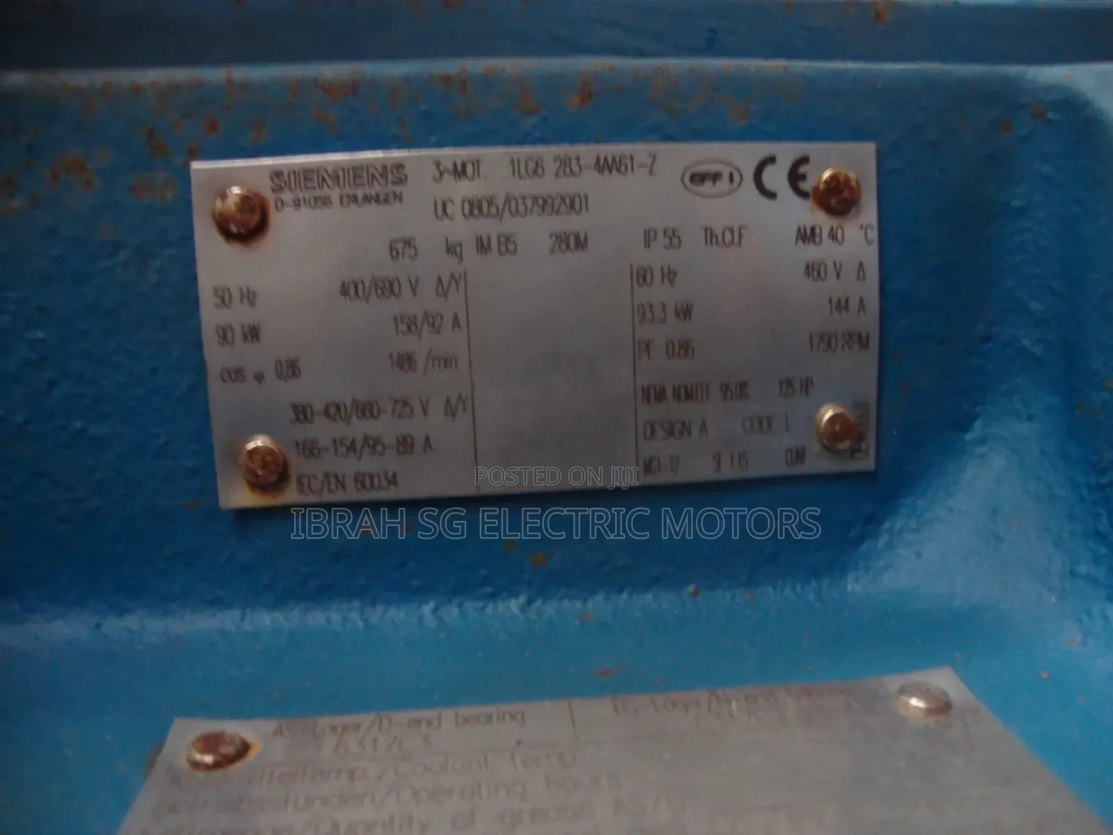 Three Phase 120hp Normal Speed Motor