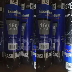 Black Plastic Garbage Bags
