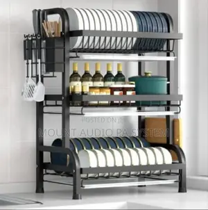 3 Tier Stainless Steel Dish Rack