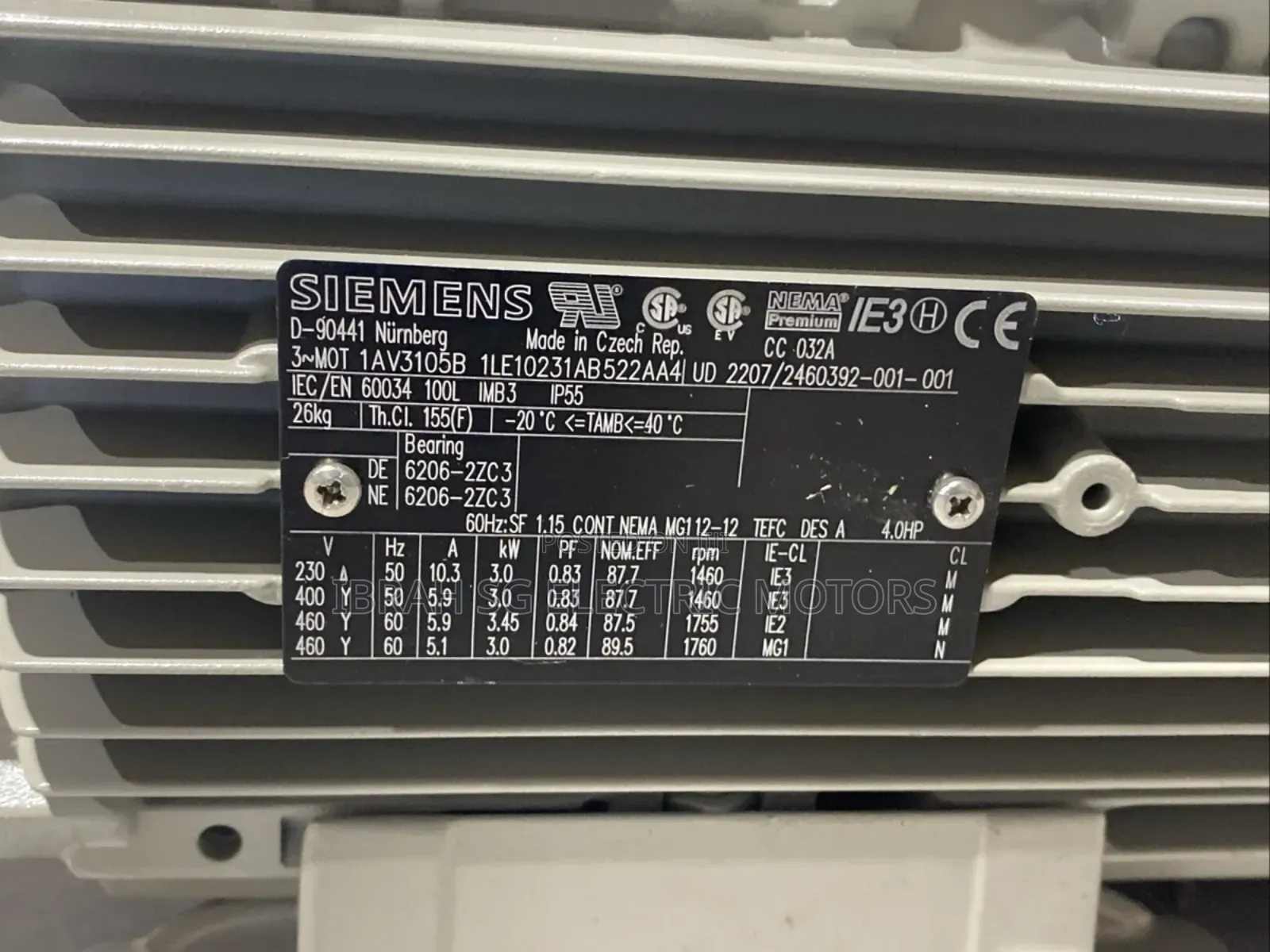 Three Phase 4hp Normal Speed Motor