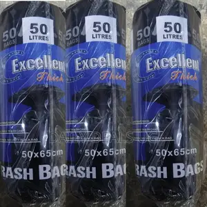 Rolls of Security Black Bags, for Trash Cans